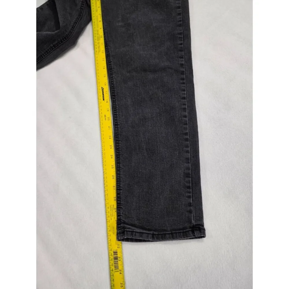 Levis 541 Athletic Taper Jeans Mens 38x32 Washed Black Stretch Denim Pants